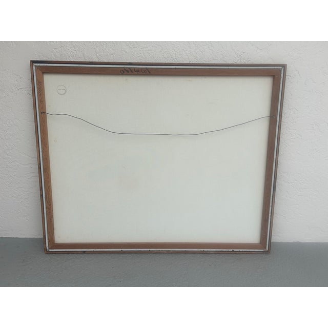 Mid-Century Modern Large Lee Reynolds Mid Century Modern Landscape Oil Painting Circa 1960’s For Sale - Image 3 of 5