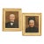 1932 French Oil on Canvas Portraits, Pair For Sale