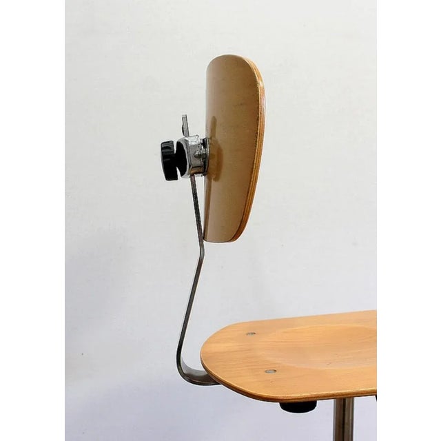 Adjustable Architect's Chair in Chromed Metal, 1960s For Sale - Image 13 of 18