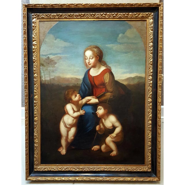 Madonna With Child -17th/18th Century Italian Old Master - Oil Painting For Sale - Image 10 of 10