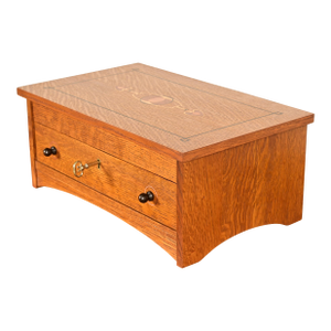 Stickley Harvey Ellis Collection Mission Arts & Crafts Inlaid Oak Jewelry Box