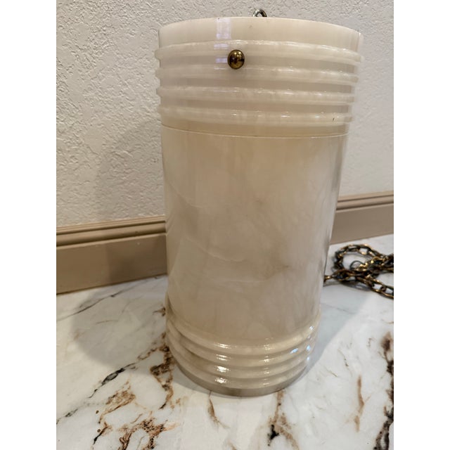 Glass Vintage Hanging Lamp Dating 20th Mid-Century For Sale - Image 7 of 7