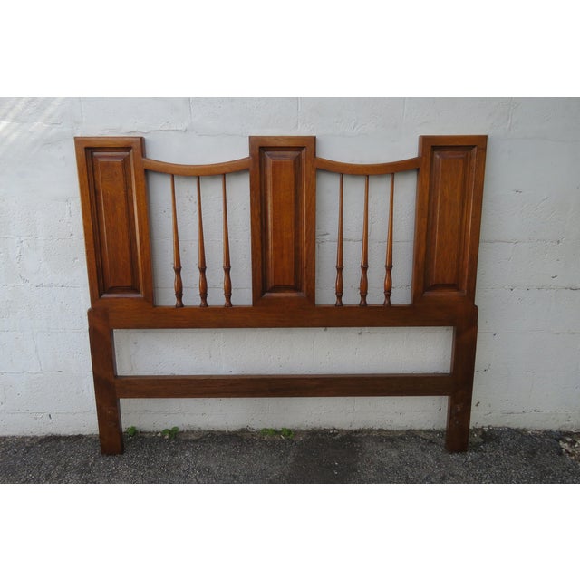 Brown Freed Waran Mid Century Modern Full Queen Size Headboard 5924 For Sale - Image 8 of 9
