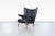 Mid-Century Modern Danish Modern Leather "Papa Bear" Chair by Hans J. Wegner for a.p. Stolen, 1950s For Sale - Image 3 of 13