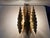 Gold Large Brutalist Brass Wall Lamp by Svend Aage Holm Sørensen for Holm Sørensen & Co., Denmark, 1960s For Sale - Image 8 of 14