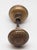 Vintage Concentric Brass Egg & Dart Entry Door Knobs For Sale - Image 4 of 4