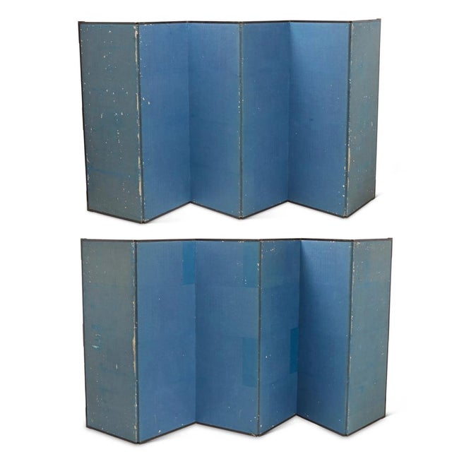 Japanese Japanese Screen Byobu Gilt Gold Poems Pair Set of Two Framed Bamboo Fence Morning Glory Flowers For Sale - Image 3 of 17