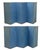 Japanese Japanese Screen Byobu Gilt Gold Poems Pair Set of Two Framed Bamboo Fence Morning Glory Flowers For Sale - Image 3 of 17