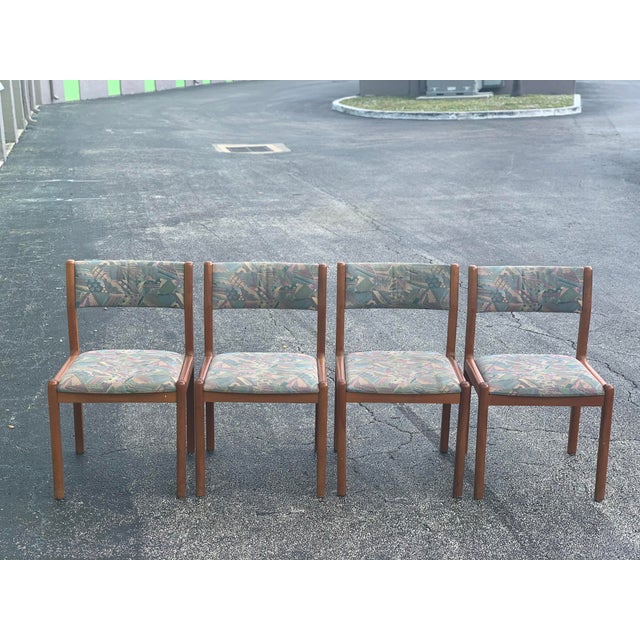 1970s Vintage J L Moller Teak Dining Chairs- Set of 4 For Sale - Image 13 of 13