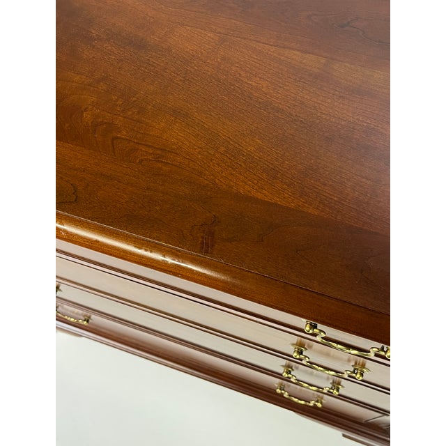 1990s Waterford Furniture Makers Solid Cherry Bachelor’s Chest For Sale - Image 14 of 18