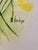 Yellow Original Watercolor Painting, Daffodils, Signed For Sale - Image 8 of 9