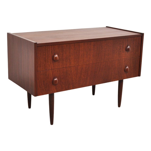 Small Vintage Danish Sideboard in Teak, 1950s For Sale
