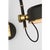 Charcoal Thomas O'Brien for Visual Comfort Signature Oso 13" Articulating Arc Wall Light in Modern Iron and Hand-Rubbed Antique Brass with Modern Iron Shade For Sale - Image 8 of 11