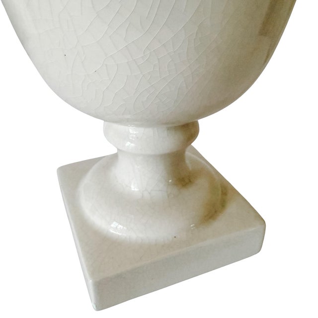 Vintage Portuguese Creamware Crackle Glaze Lemon Topiary for for Great City Traders San Francisco For Sale - Image 11 of 13