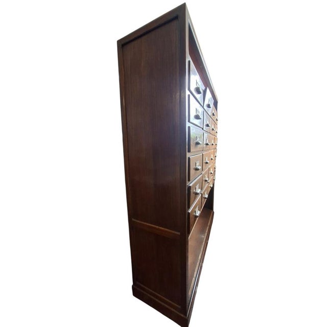Vintage Office Cabinet in Wood, 1950 For Sale - Image 6 of 8