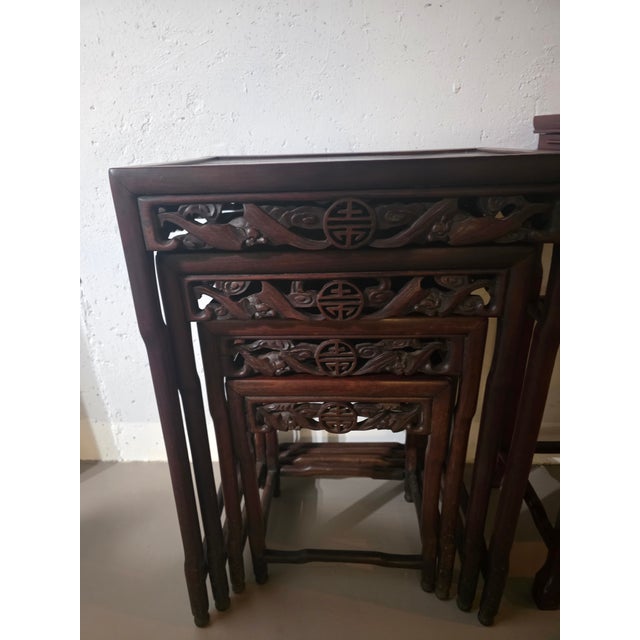 Chinese nesting tables, also known as quartetto tables, became popular during the late Qing Dynasty (19th century) and...