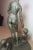 Vintage Original Handmade Signed Solid Lead Nude Lady Mom Children Figure Statue For Sale In New York - Image 6 of 12