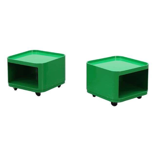 Model 4970 Storage Units by Anna Castelli Ferrieri for Kartell, Italy, 1970s, Set of 2 For Sale