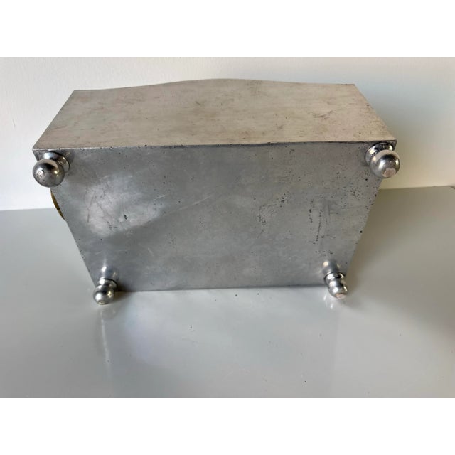 Vintage David Marshall Cast Aluminum & Brass Sculptural Box/ Sold For Sale - Image 12 of 12