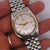 Vintage Rolex Oyster Perpetual Date Two-Tone Steel & Gold Jubilee Bracelet Watch For Sale - Image 9 of 9