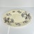 Large oval ironstone platter, "Damascus" pattern by Sarreguemines, late 19th - early 20th century, gray Dimensions: 43 x...