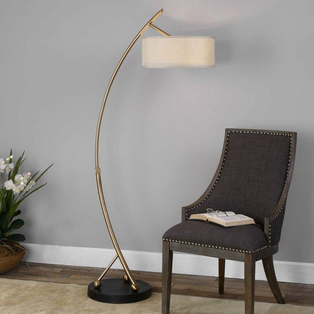 Mid-Century Modern Stylish Atomic Floor Lamp For Sale - Image 3 of 3