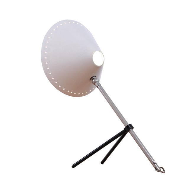 Pinocchio Grey Tripod Table Light by H. Th. J. A. Busquet for Hala, 1950s For Sale - Image 17 of 17