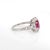 Tiffany and Co. 1960s Tiffany & Co Gia Burma Ruby Diamond Platinum Ring Size 5.5 For Sale - Image 4 of 8
