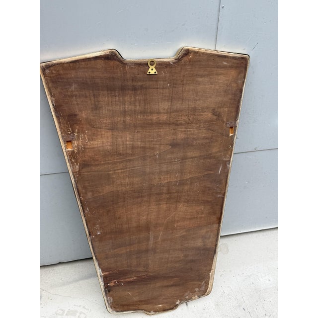Gold Brass Mirror from Gio Ponti, Italy, 1950s For Sale - Image 8 of 11