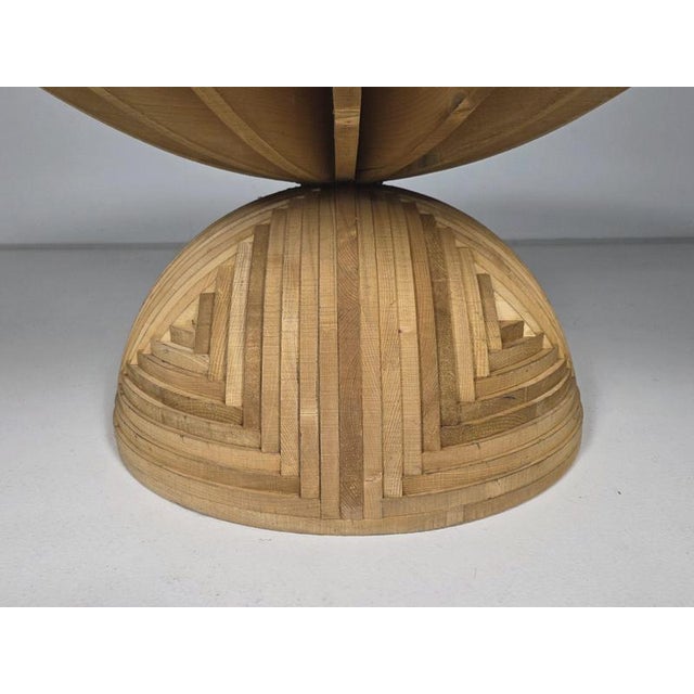 Wood Rosa Dei Venti Table by Mario Ceroli for Poltronova, 1970s For Sale - Image 7 of 9