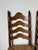 Vintage French Country Style Tall Ladder Back Rush Seat Dining Chairs – Set of 4 For Sale - Image 10 of 18