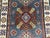 Charcoal Gray and Cream Kazak Wool Runner Rug With Tribal Motifs, 2'8" X 6'8" For Sale - Image 6 of 18