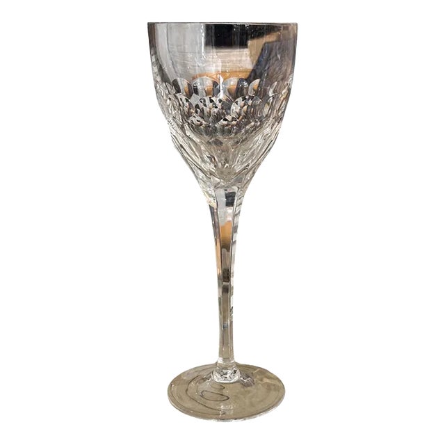 Huge William Yeoward Athena Crystal Wine Stem or Water Goblet 1 of 4 For Sale