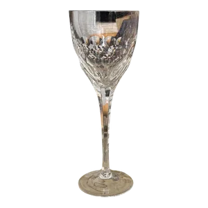 Huge William Yeoward Athena Crystal Wine Stem or Water Goblet 1 of 4