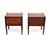 Wood Vintage Danish Bedside Cabinets attributed to Poul Hundevad, 1960, Set of 2 For Sale - Image 7 of 11