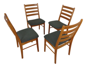 Danish Teak Dining Chairs by Korup Stolefabrik, 1970s, Set of 4