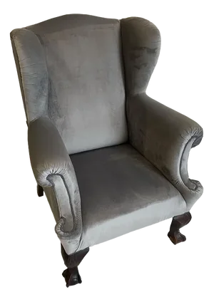 Vintage Fireside Grey Armchair