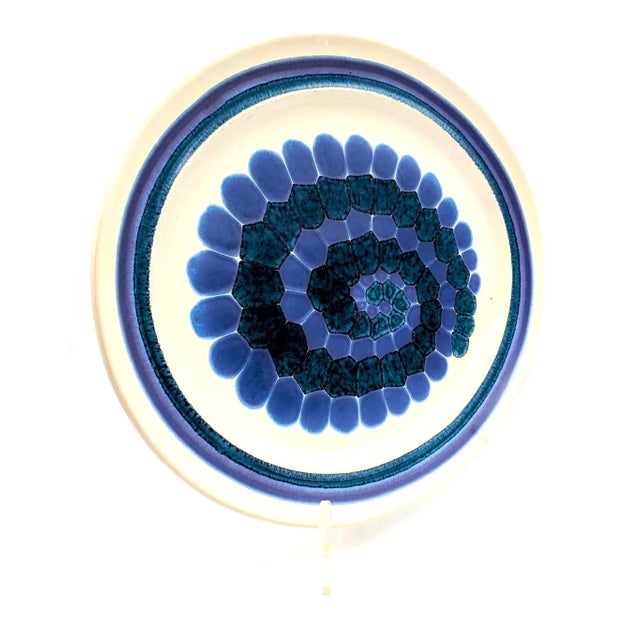 Vintage Franciscan "Moondance" Stoneware Oval Serving Platter For Sale In Miami - Image 6 of 12