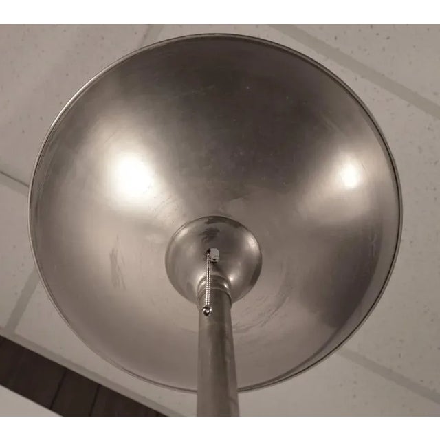 Silver Important Machine Age Art Deco Lamp by Hugo Gnam For Sale - Image 8 of 10