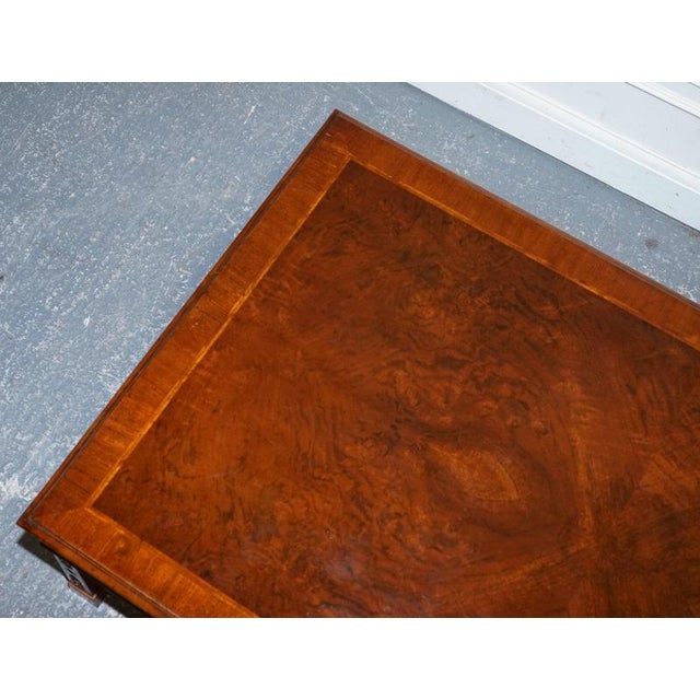 Large Georgian Burr Walnut Coffee Table from Brights of Nettlebed London For Sale - Image 10 of 18