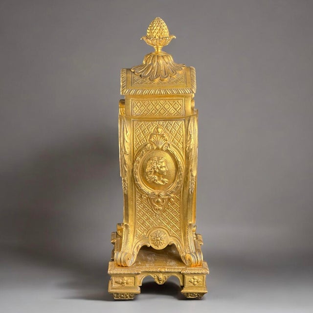 Gilt Bronze Mantel Clock, 1850s For Sale - Image 4 of 15