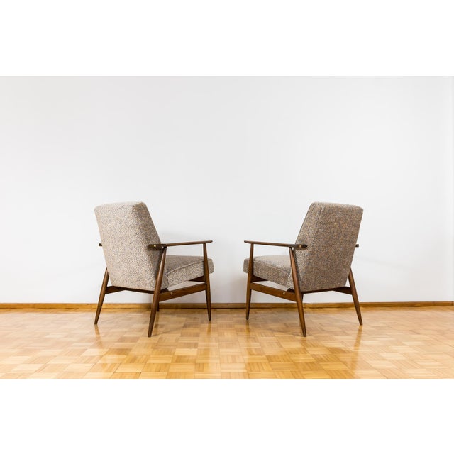 1960s Vintage Lounge Chairs by H. Lis, Poland, 1960s, Set of 2 For Sale - Image 5 of 15