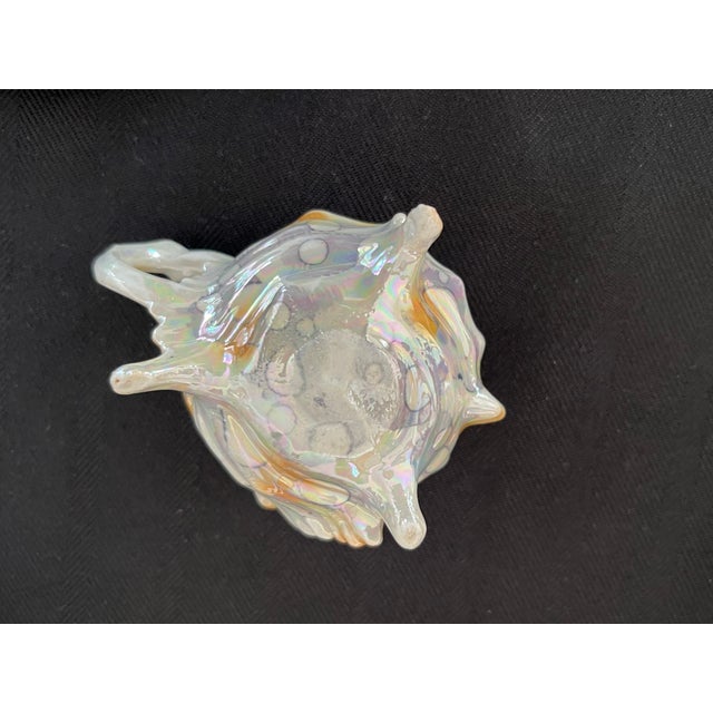 White Early 20th Century Conch Shell Sugar, Creamer, Salt, Pepper & Tray by Royal Bayreuth For Sale - Image 8 of 12