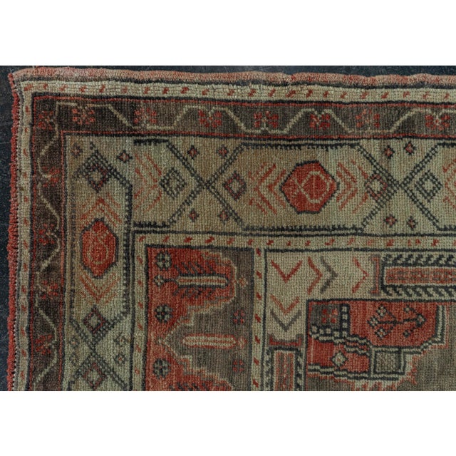 Early 21st Century Turkish Vintage Rug 4'10" x 8'3" #20836 For Sale - Image 5 of 8