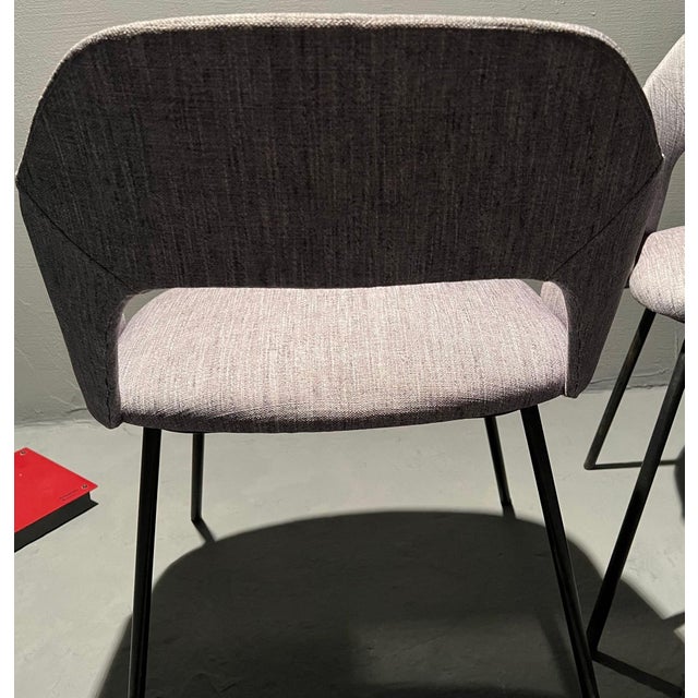 Metal Barrel Chairs in the style of Pierre Guariche, 1950s, Set of 2 For Sale - Image 7 of 15