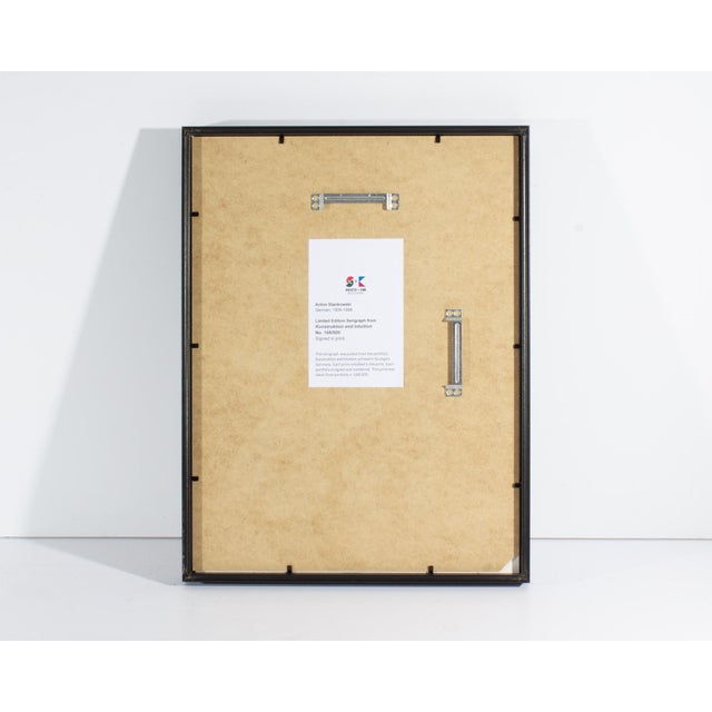 Printmaking Materials 1995 “Konstruktion and Intuition” Serigraph Print by Anton Stankowski For Sale - Image 7 of 8