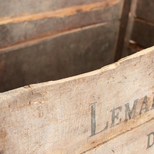 French Wooden Champagne Harvest Crate, 1950s For Sale - Image 6 of 9