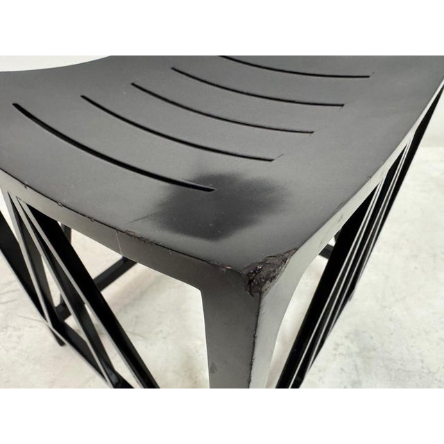 Black Thebes Style Stool, 1990s For Sale - Image 3 of 14
