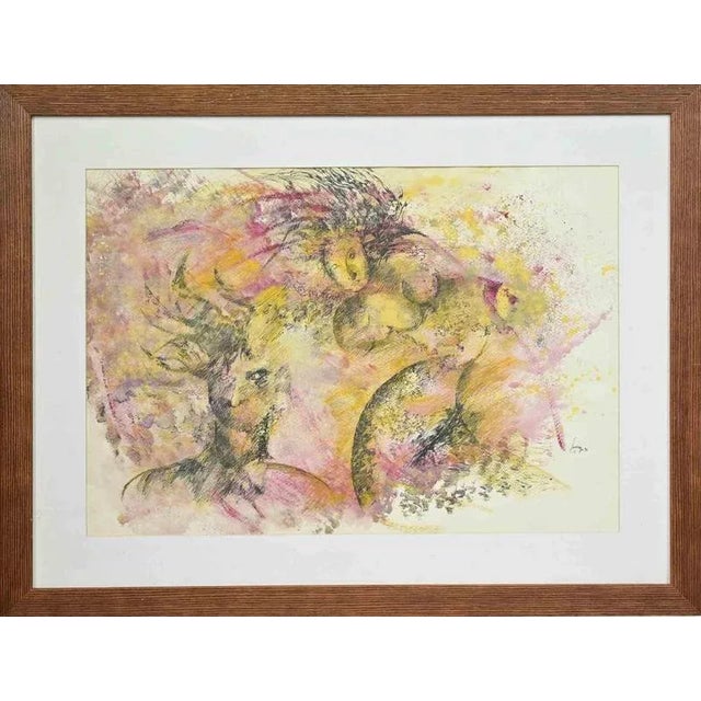 Sebastiano Sanguigni, Figure, Painting, 2000s For Sale - Image 4 of 4