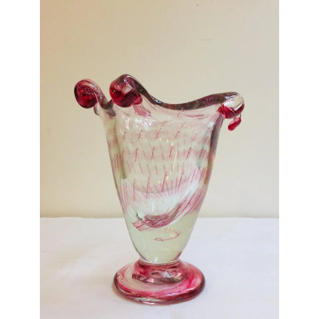 MidCentury Murano Glass Vase, 1960s Chairish